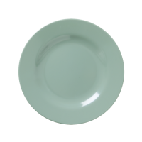 Khaki Green Melamine Side Plate By Rice DK